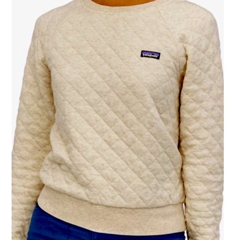 Patagonia Organic Cotton Sweatshirt White Coral